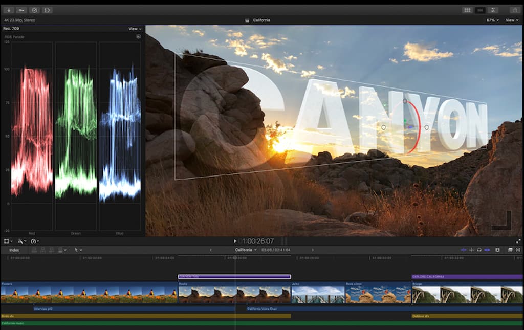 Apple Final Cut Pro Video Editing Software