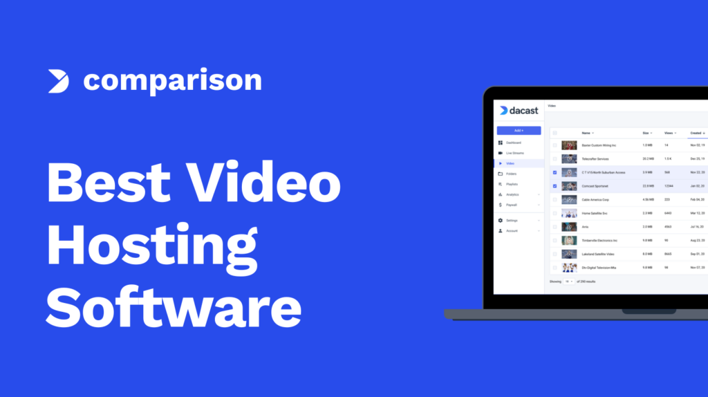 Comparison of The 20 Best Video Hosting Software Image